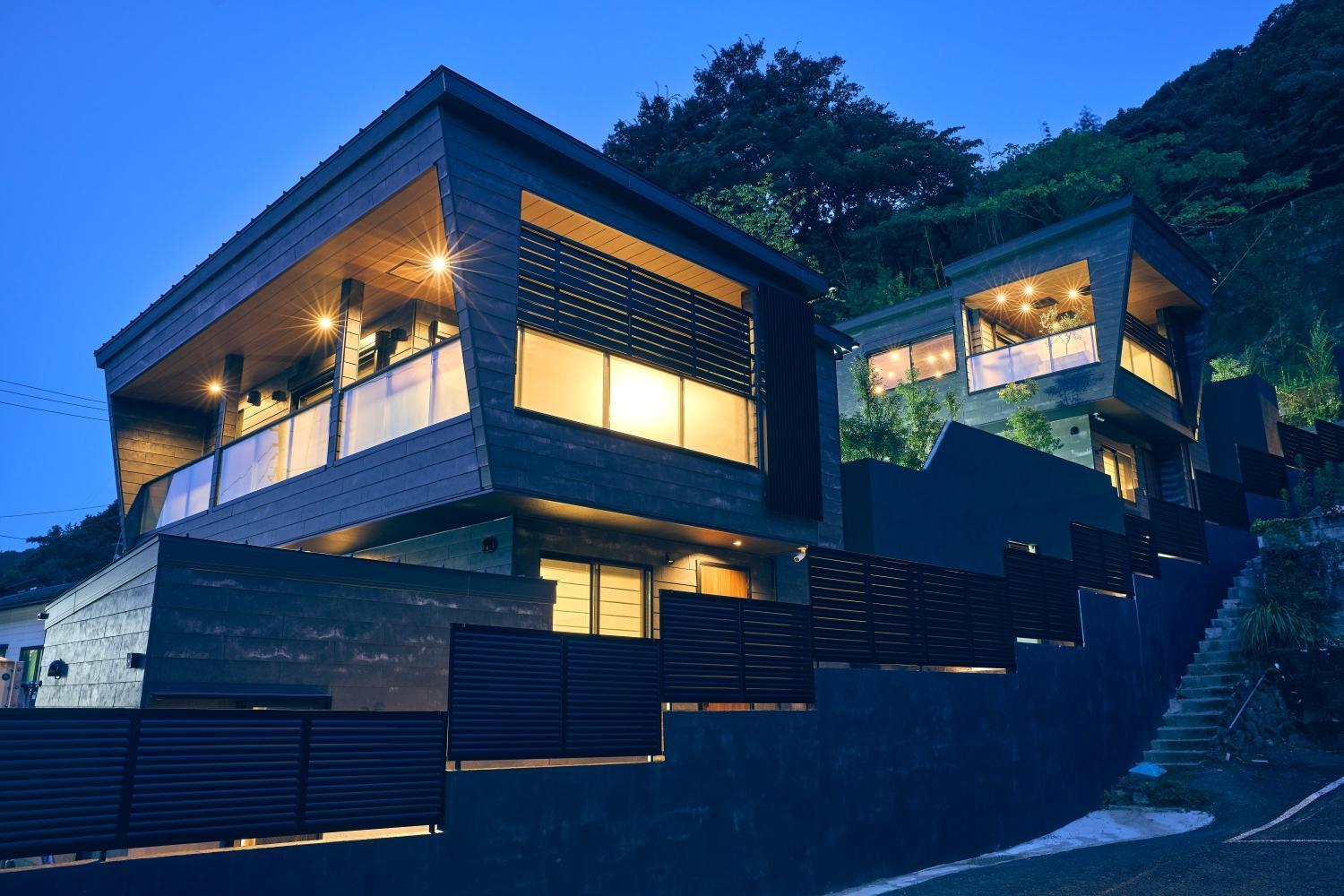 Вилла ルクス箱根湯本 Lux Hakone Yumoto Экстерьер фото